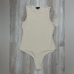 Hunter & brown beige light brown bodysuit Large